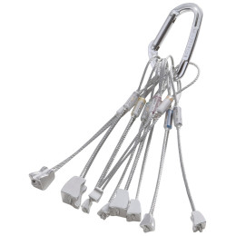 Hak wspinaczkowy Rock Empire Alu Nuts 2 srebrny