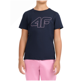 T-shirt dziecięcy 4F Tshirt F3602 Navy ciemnoniebieski Navy