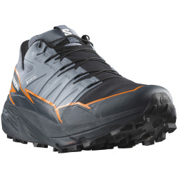 Buty do biegania dla mężczyzn Salomon Thundercross Gore-Tex szary Flint Stone / Carbon / Orange Pepper