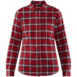 Koszula damska Fjällräven Övik Flannel Shirt W czerwony Deep Red