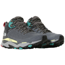 Buty damskie The North Face Vectiv Exploris Mid Futurelight Lthr szary/niebieski Vanadis Grey/Asphalt Grey
