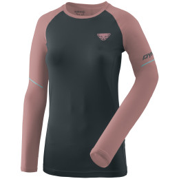 Koszulka damska Dynafit Alpine Pro Long Sleeve Shirt Women różowy/czarny Blueberry/Mokarosa