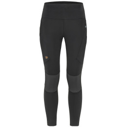 Damskie legginsy Fjällräven Abisko Trekking Tights Pro W czarny Black-Iron Grey