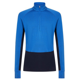 Męska koszulka Icebreaker Men Mer 260 ZoneKnit LS Half Zip niebieski Midnavy/Lazu/Cb