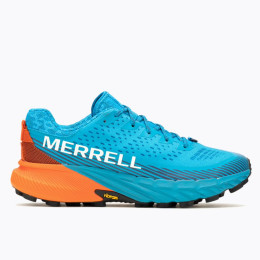Buty męskie Merrell Agility Peak 5 niebieski/pomarańczowy tahoe/tangerine