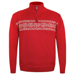Męski sweter Kama 4069 czerwony red