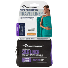 Wkład do śpiwora Sea to Summit Silk Liner Mummy Tapered Shape niebieski NavyBlue