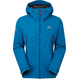 Kurtka męska Mountain Equipment Garwhal Jacket niebieski/czerwony Mykonos Blue