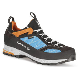 Męskie buty turystyczne Aku Tengu Low GTX niebieski Turquoise/Orange