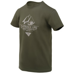 Koszulka męska Helikon-Tex T-Shirt (Outback Life) zielony Taiga Green