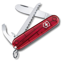 Nóż składany Victorinox Nóż z piłką czerwony czerwony przezroczysty TransRed