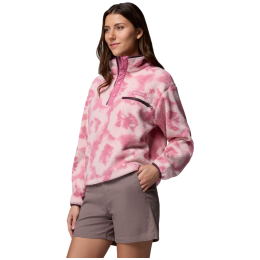 Bluza damska Columbia Helvetia™ II Printed Cropped Half Snap