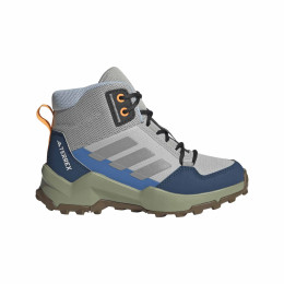 Buty dziecięce Adidas Terrex Ax4R Mid K Grey szary Gretwo/Refsil/Globlu