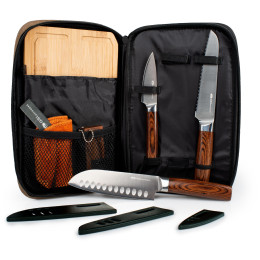 Zestaw noży GSI Outdoors Rakau Knife Set zarys Gray