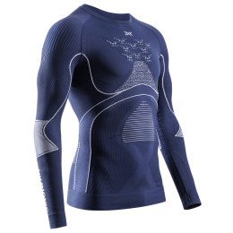 Męska koszulka X-Bionic Energy Accumulator 4.0 Shirt Lg Sl ciemnoniebieski MARINE/OPTICAL WHITE