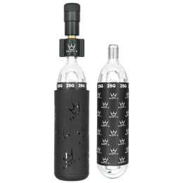 Pompka Peaty´s Holeshot Co2 Pumpa + Bombičky 2 Ks - Mtb czarny black