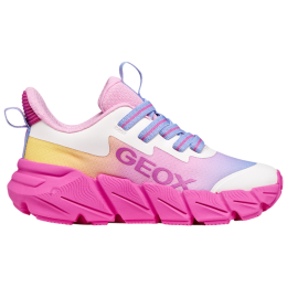 Buty dziecięce Geox J Flexyper Fast Girl Fuchsia różowy FUCHSIA/MULTICOLOR