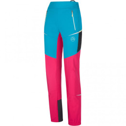 Spodnie damskie La Sportiva Ikarus Pant W (2023) niebieski/różowy Cerise/Crystal