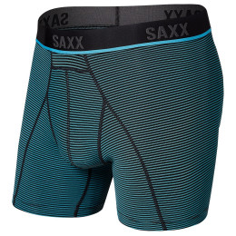 Bokserki Saxx Kinetic Light-Compression Mesh Bb niebieski cool blue mini stripe