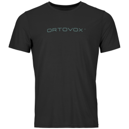 Koszulka męska Ortovox 150 Cool Brand T-shirt czarny Black Raven