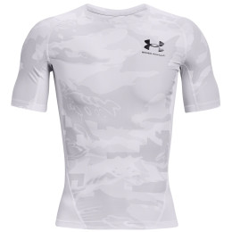 Męska koszulka Under Armour HG Isochill Comp Print SS biały WHT