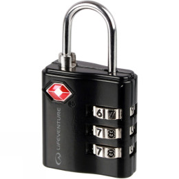 Kłódka LifeVenture TSA Combi Lock czarny Black