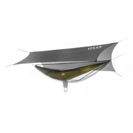 Zestaw do hamaka Eno SubLink Ultralight Hammock System szary/zielony Grey Lichen