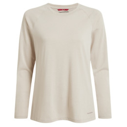 Koszulka damska Craghoppers NosiLife Nour LS T-Shirt beżowy Oyster Marl