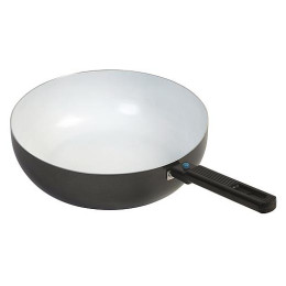 Patelnia Bo-Camp Sprint Eco Wok 24 czarny/biały Black/White