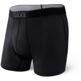 Bokserki Saxx Quest Boxer Brief Fly czarny BlackIi