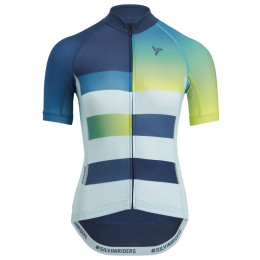 Damska koszulka kolarska Silvini Mazzana 2023 niebieski navy-turquoise