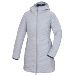 Damski płaszcz puchowy Husky Daili (2018) jasnoszary LightGrey