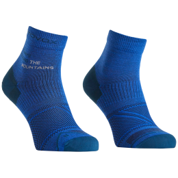 Męskie skarpetki z wełny merino Ortovox Alpine Light Quarter Socks M jasnoniebieski Blue Note