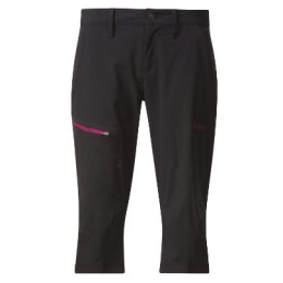 Damskie spodnie 3/4 Bergans Moa Lady Pirate czarny Black/Cerise
