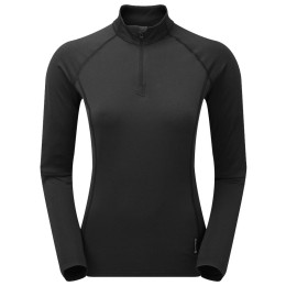 Bluza damska Montane Fem Dart Thermo Zip Neck czarny Black