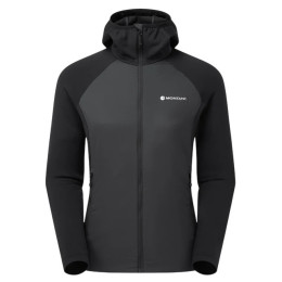 Kurtka zimowa damska Montane F Sirocco Lite Hoodie czarny BLACK