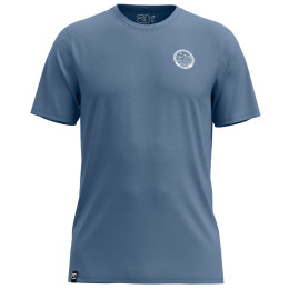 Koszulka męska Ortovox 185 Merino Mtn Badge T-Shirt niebieski Light Nunatak