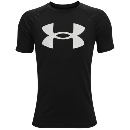 T-shirt dziecięcy Under Armour Tech Big Logo SS czarny Black / / White