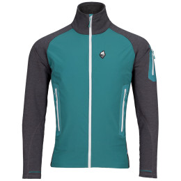 Kurtka męska High Point Merino Alpha czarny/zielony Everglade / Antracit