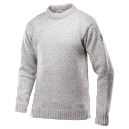 Sweter Devold Nansen Crew Neck zarys GrayMelange