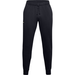 Męskie spodnie dresowe Under Armour Rival Fleece Joggers (2022) czarny Black//OnyxWhite