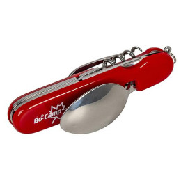 Sztućce Bo-Camp Cutlery Tool 8 czerwony red