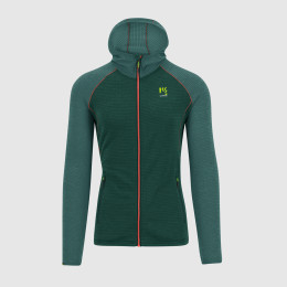 Męska bluza Karpos Ambrizzola Full-Zip Hoodie zielony Dark Sea/Balsam
