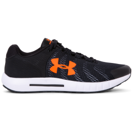 Buty do biegania dla mężczyzn Under Armour Micro G Pursuit BP czarny/pomarańczowy Black/Concrete/PhoenixFire