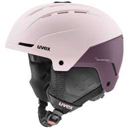 Kask narciarski Uvex Stance różowy/fioletowy POWDER-PLUM MATT