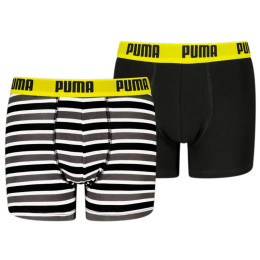 Bokserki chłopięce Puma Everyday Striped Boxers 2P