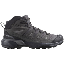 Buty męskie Salomon X Ultra 360 Leather Mid Gore-Tex szary Castlerock / Asphalt / Kelp