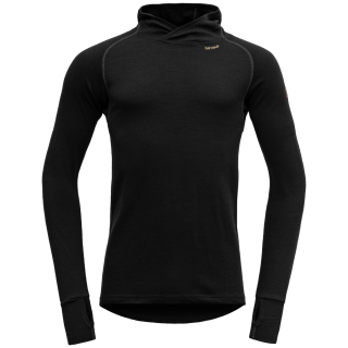 Męska bluza Devold Expedition Merino 235 Hoodie Man czarny Black