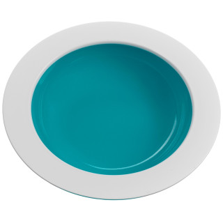 Talerz Omada Eat Pop Soup plate 23,5 x 4,5 turkusowy Acquamarina