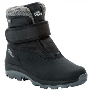 Dziecięce buty zimowe Jack Wolfskin Vojo Shell Texapore Mid Vc K czarny phantom